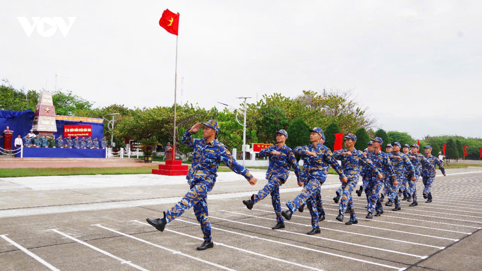 Sôi nổi Lễ ra quân huấn luyện năm 2026 trên quần đảo Trường Sa