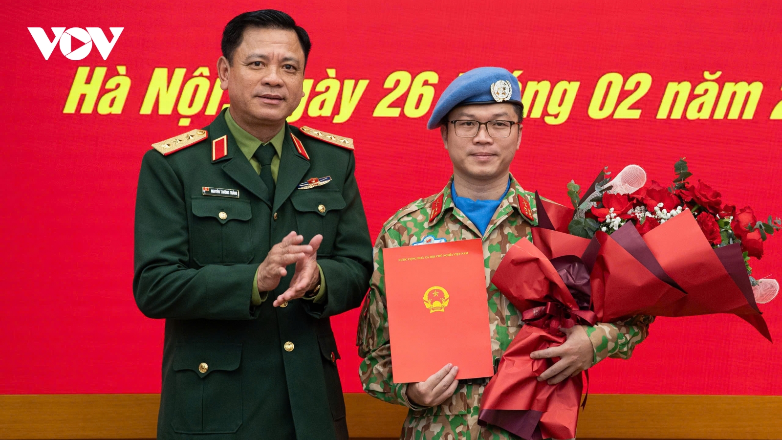 Việt Nam tiếp tục cử sĩ quan đi làm nhiệm vụ gìn giữ hòa bình tại Trung Phi