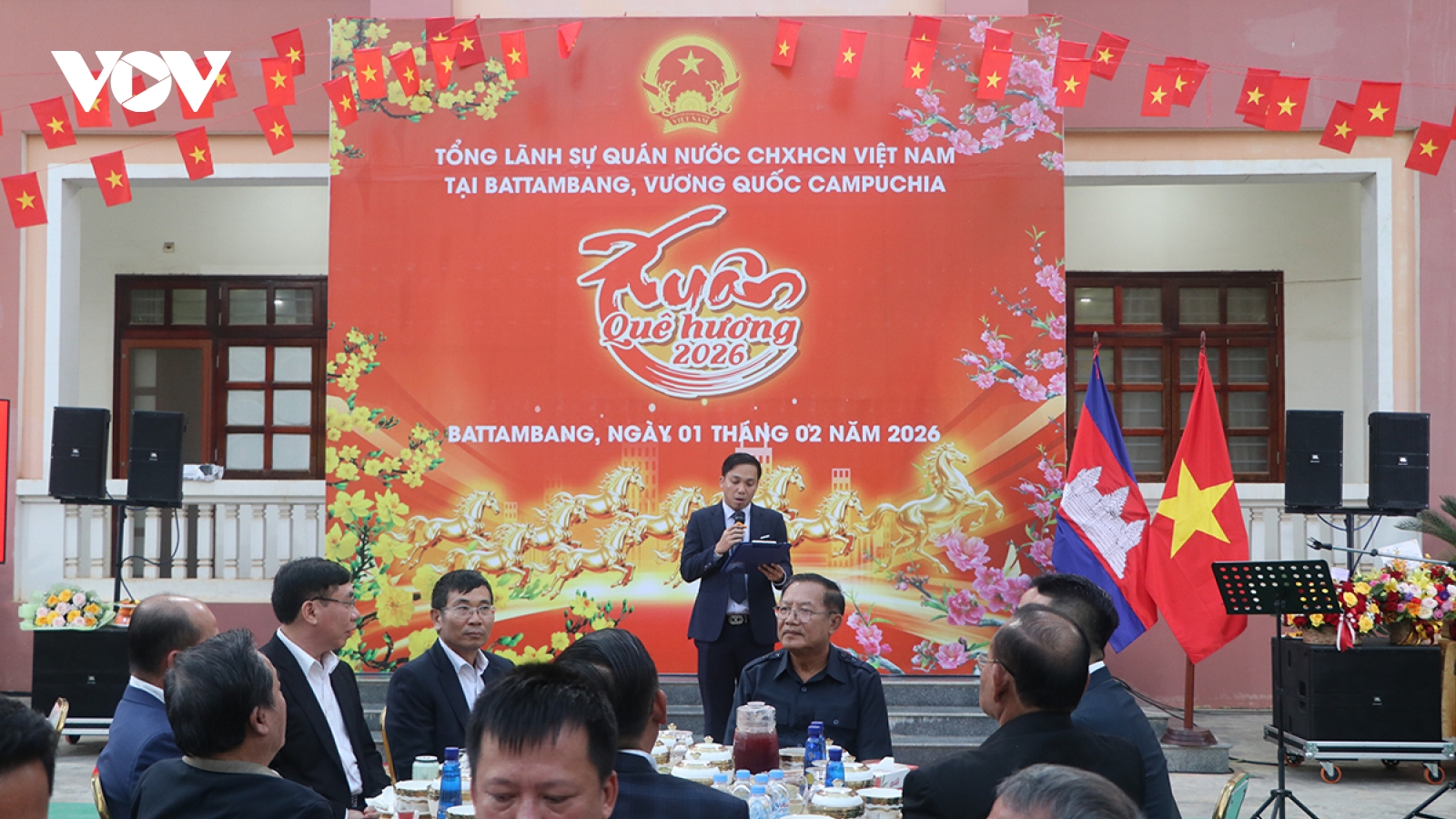 Ấm áp chương trình "Xuân Quê hương" của cộng đồng người Việt ở Tây Bắc Campuchia