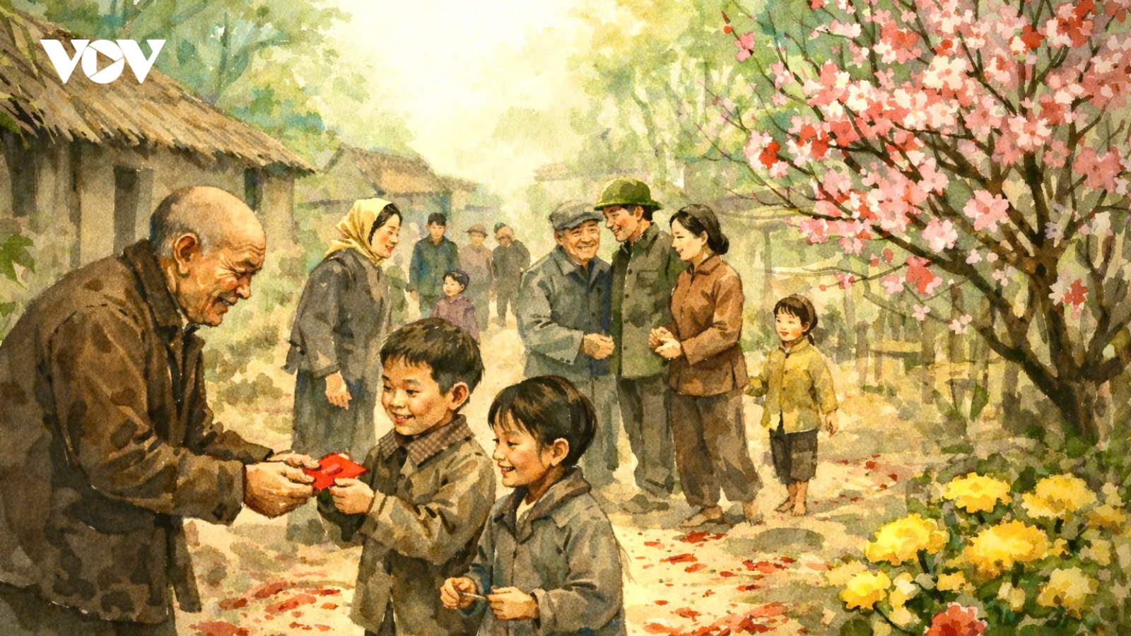 Tản văn: Hồi ức sáng mùng 1 Tết quê xưa