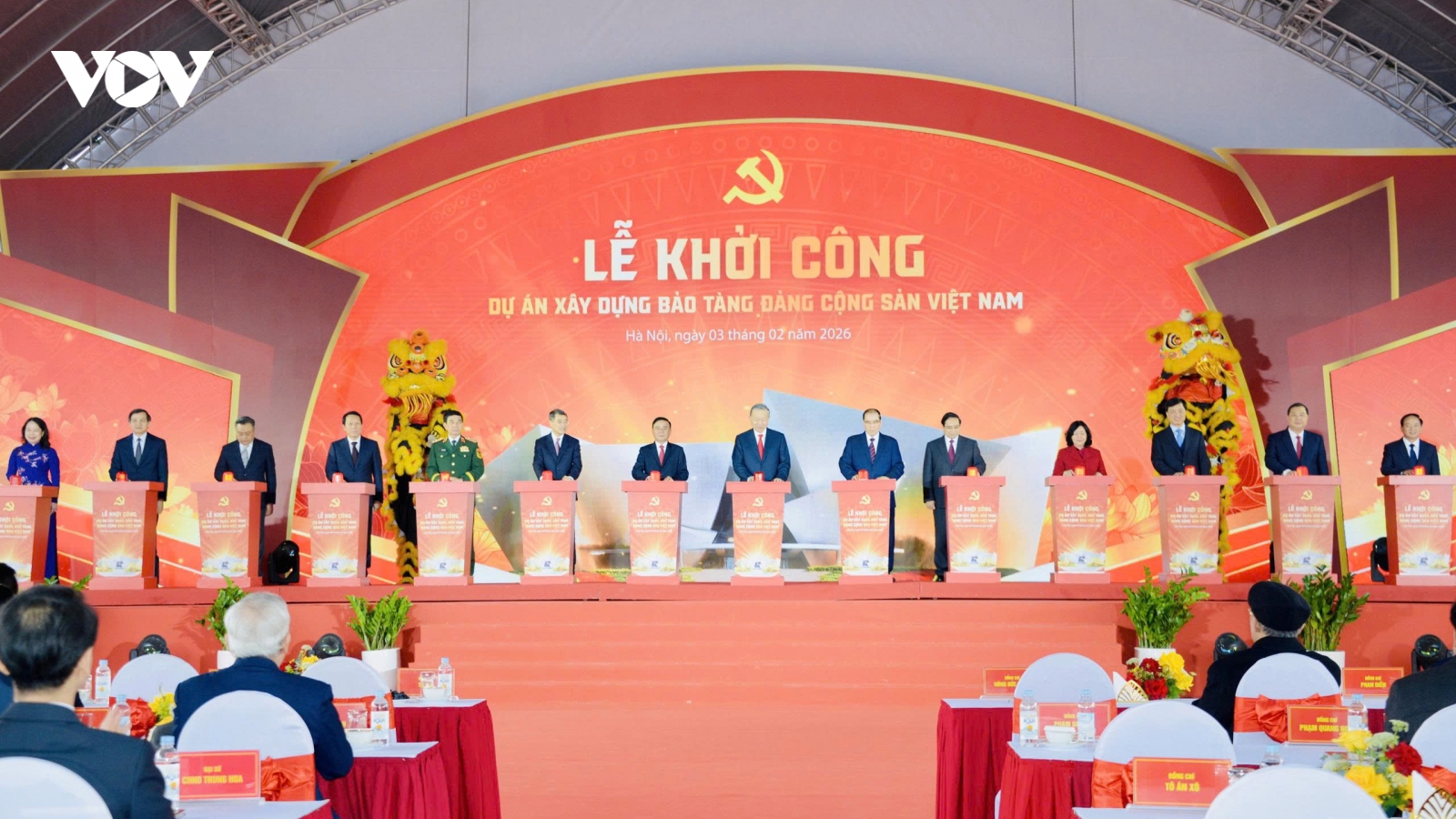 Tổng Bí thư Tô Lâm dự Lễ khởi công Dự án Bảo tàng Đảng Cộng sản Việt Nam