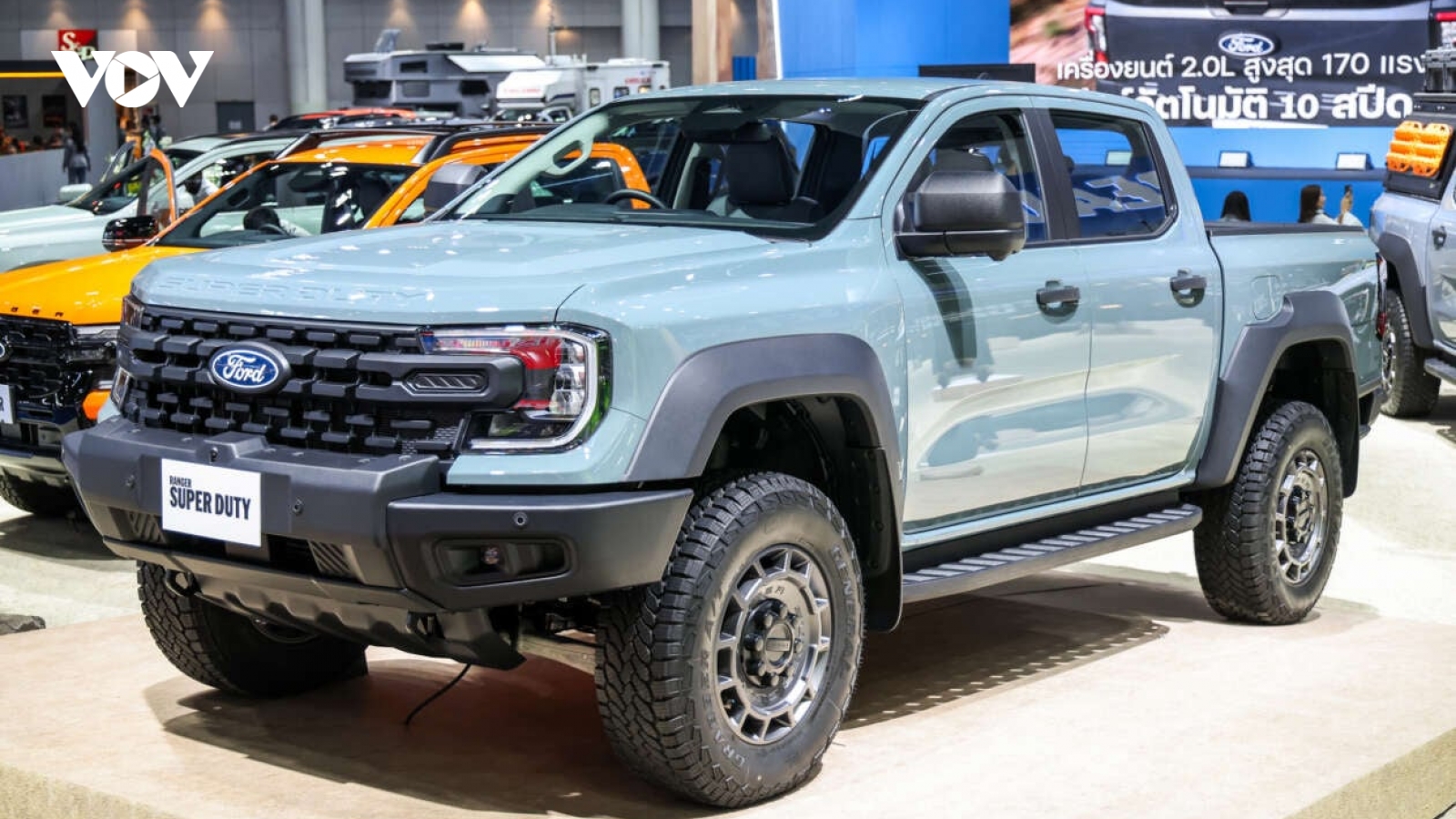 Chi tiết xe bán tải Ford Ranger Super Duty với sức kéo tới 4,5 tấn