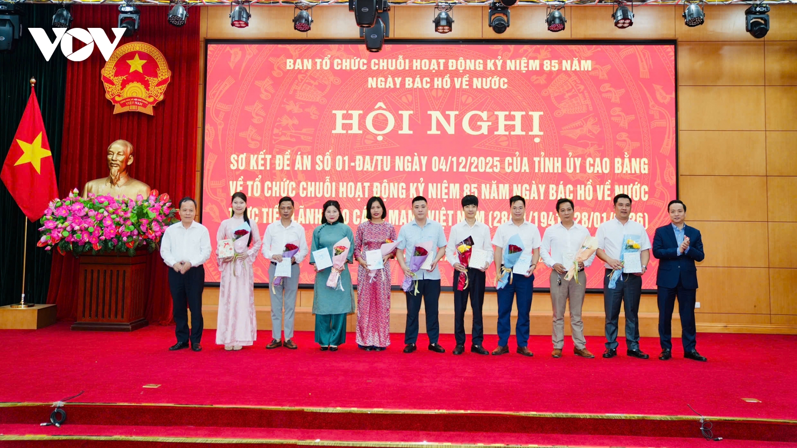 VOV Đông Bắc nhận 3 bằng khen dịp cao điểm tuyên truyền 85 năm Bác Hồ về nước