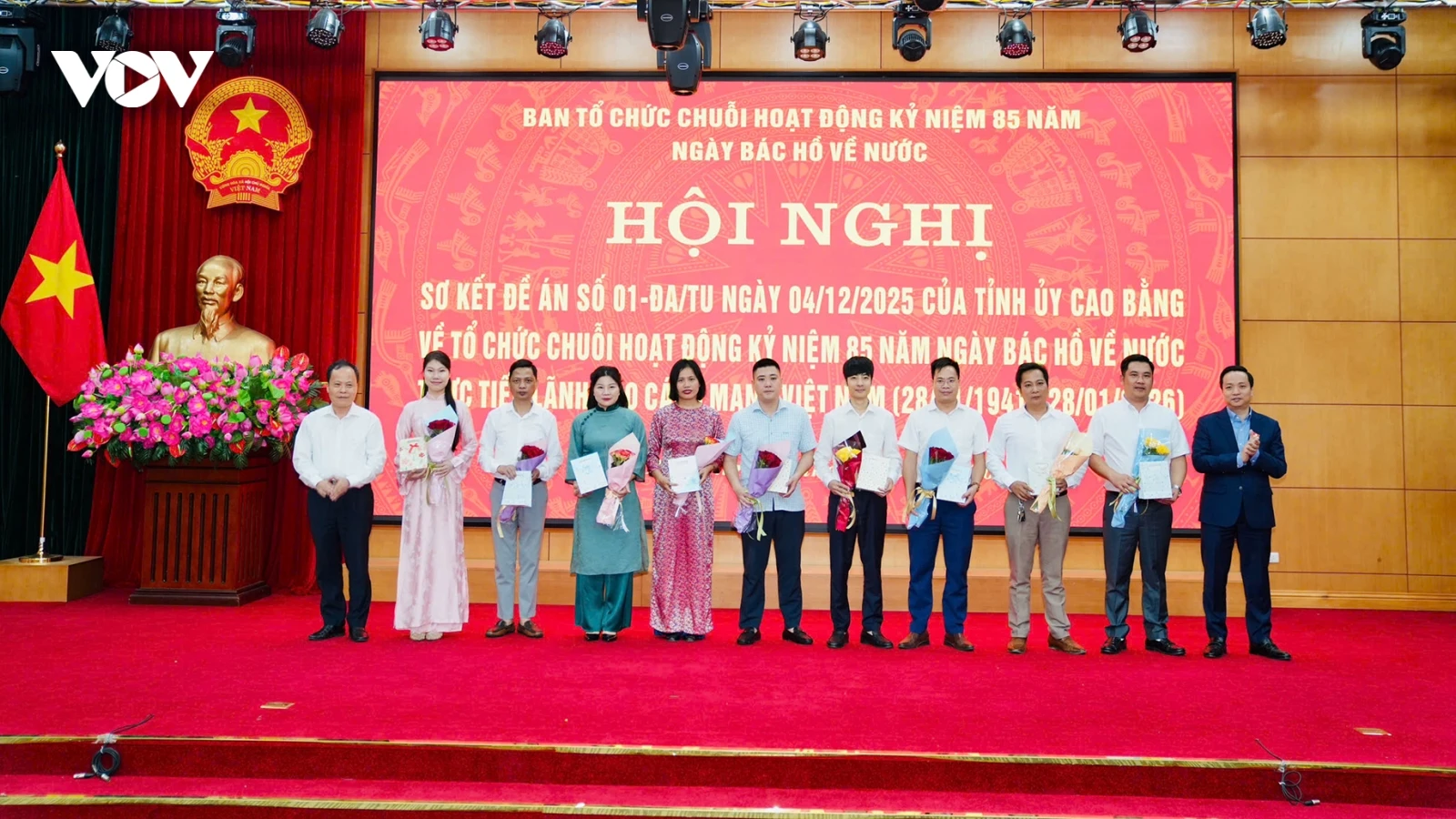 VOV Đông Bắc nhận 3 bằng khen dịp cao điểm tuyên truyền 85 năm Bác Hồ về nước