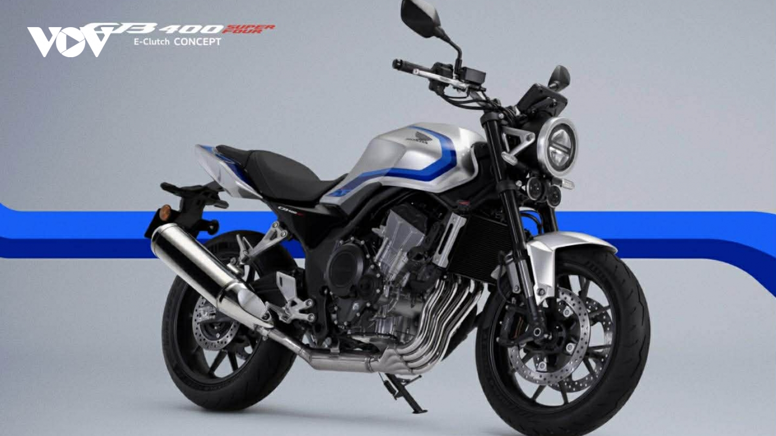 Huyền thoại Honda CB400 Super Four E-Clutch Concept trở lại
