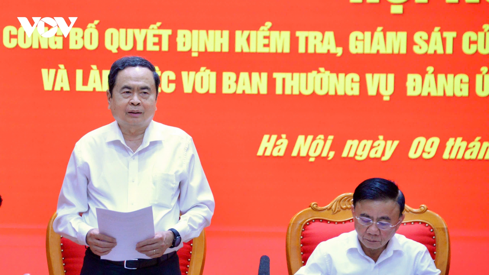 Bộ Chính trị kiểm tra, giám sát Ban Thường vụ Đảng ủy các Cơ quan Đảng Trung ương