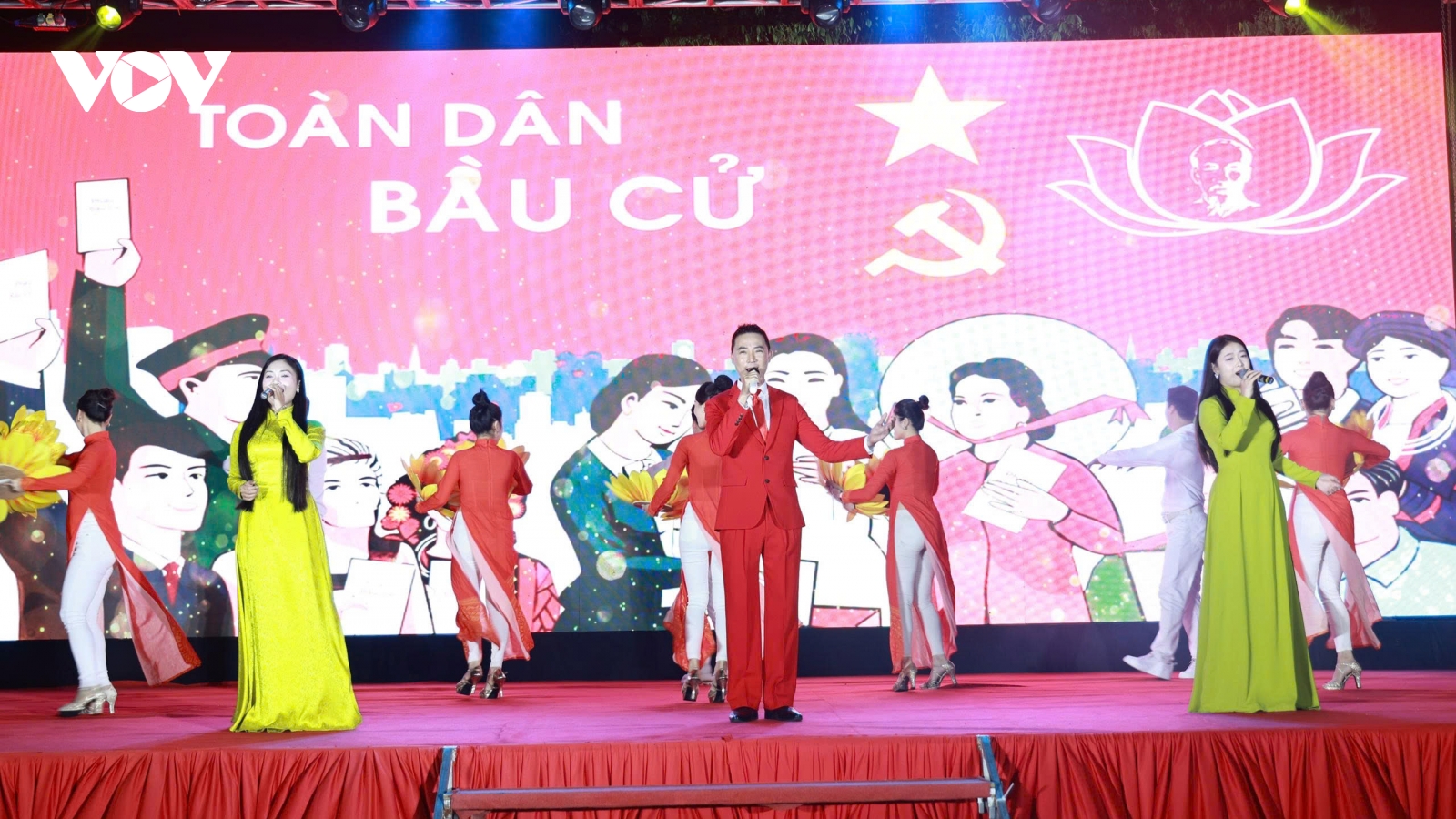 Chương trình nghệ thuật đặc sắc lan tỏa niềm vui ngày hội bầu cử toàn dân