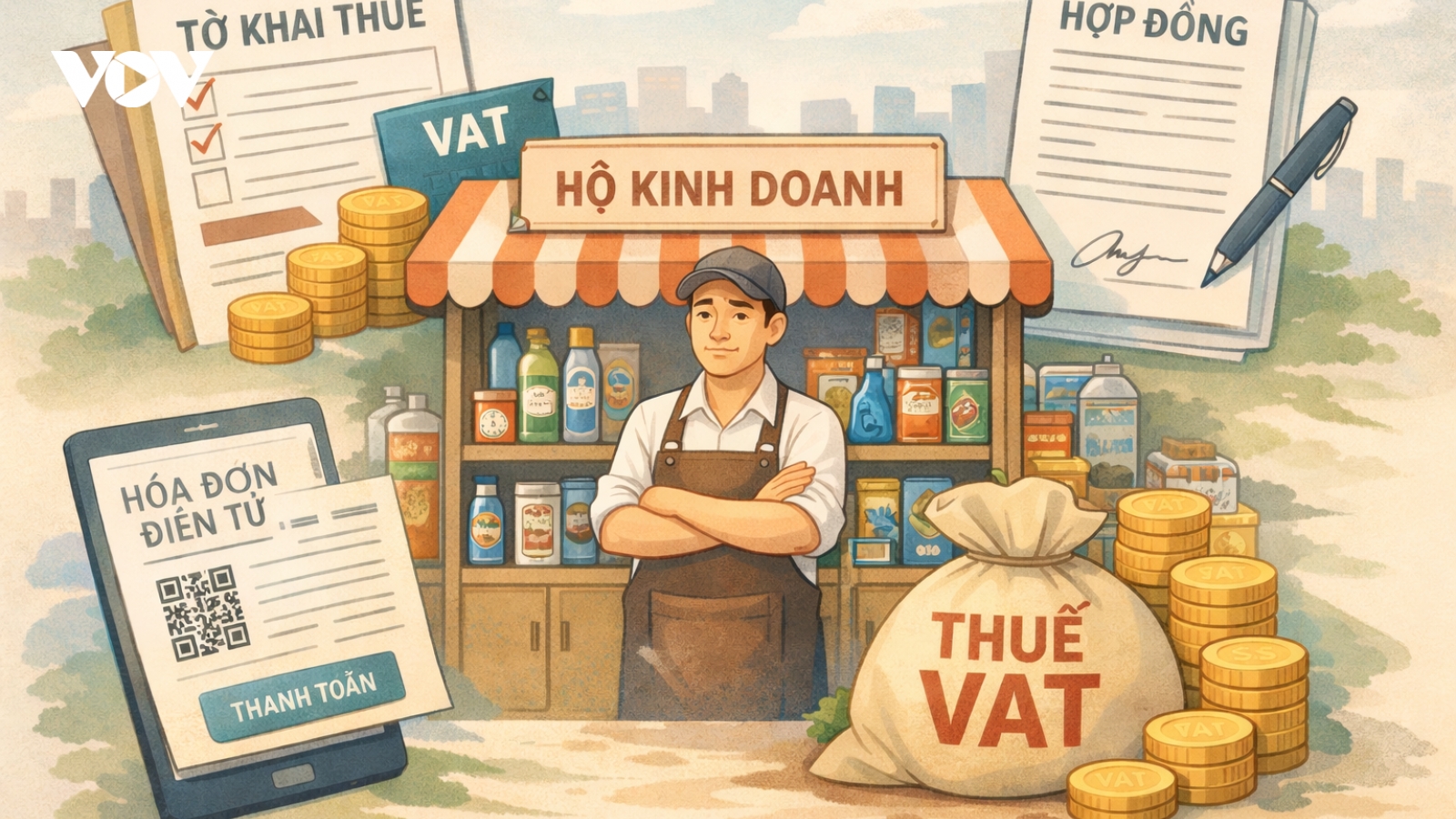 Những điểm mới của Nghị định 68/2026 về quản lý thuế đối với hộ kinh doanh