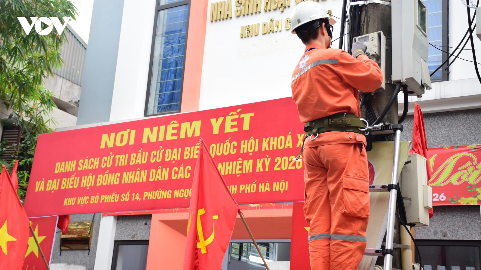EVNHANOI đảm bảo điện phục vụ bầu cử Đại biểu Quốc hội khóa XVI