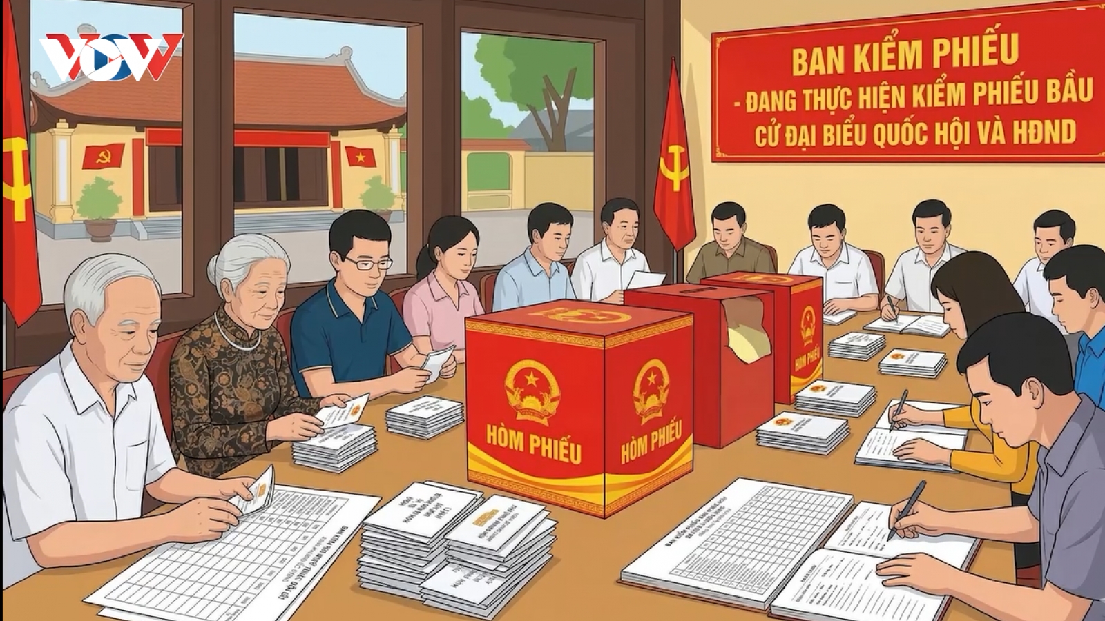 Quy trình bầu cử ĐBQH khóa XVI và đại biểu HĐND các cấp nhiệm kỳ 2026-2031