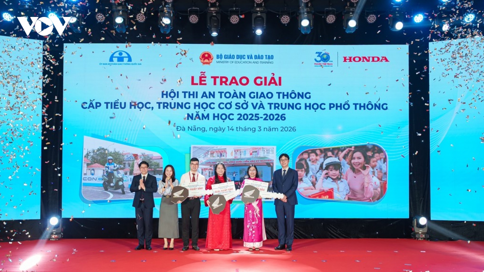 Honda Việt Nam trao giải Hội thi An toàn giao thông các cấp năm 2025-2026