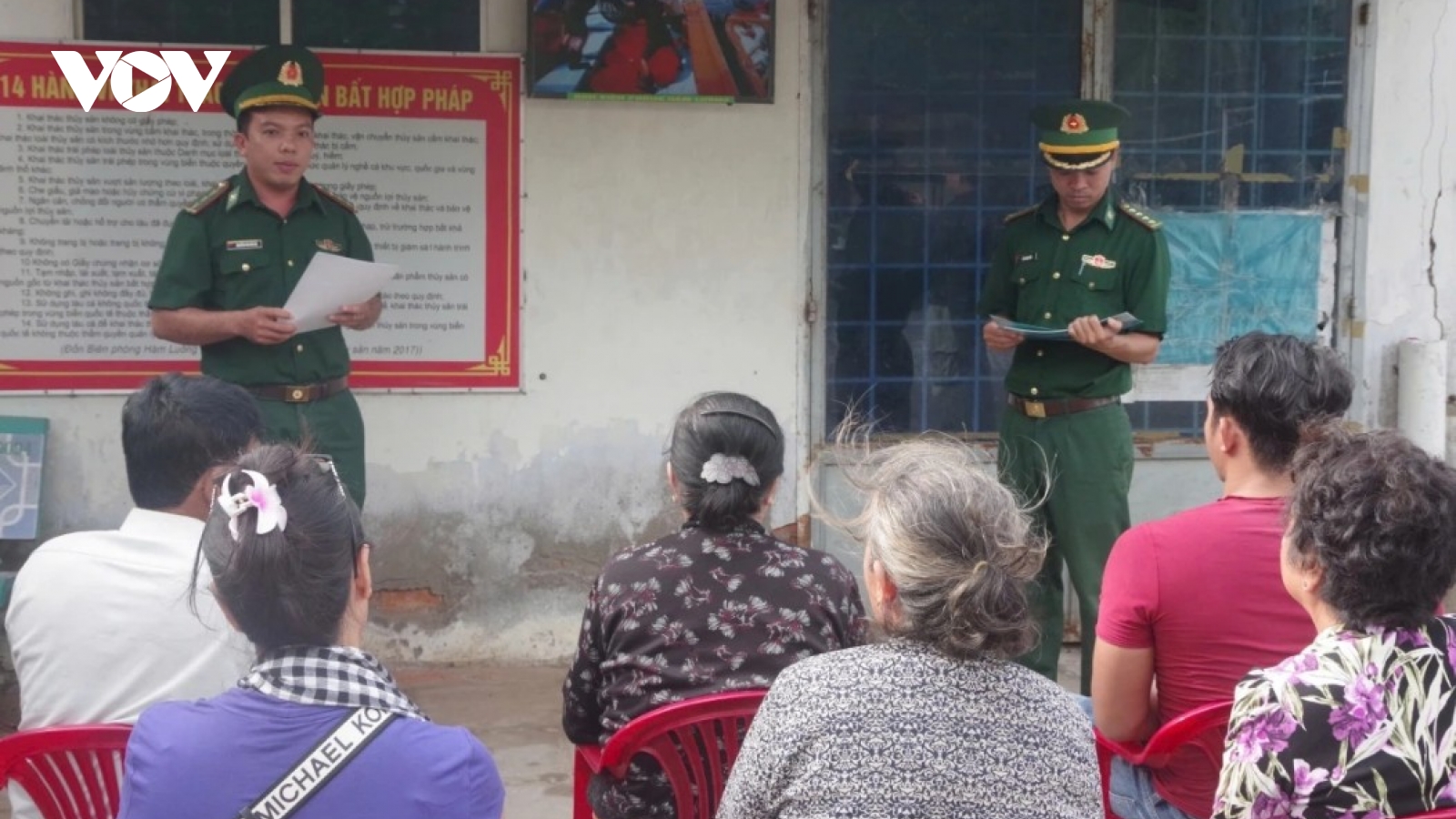 Bộ đội Biên phòng Vĩnh Long tích cực tuyên truyền công tác bầu cử