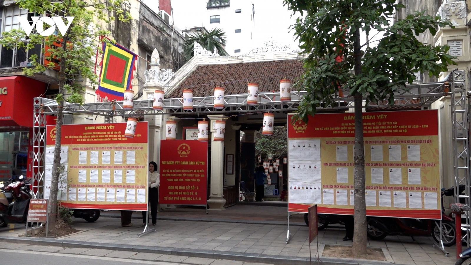 Di tích lịch sử ở phường Hoàn Kiếm, Hà Nội trở thành điểm bỏ phiếu bầu cử