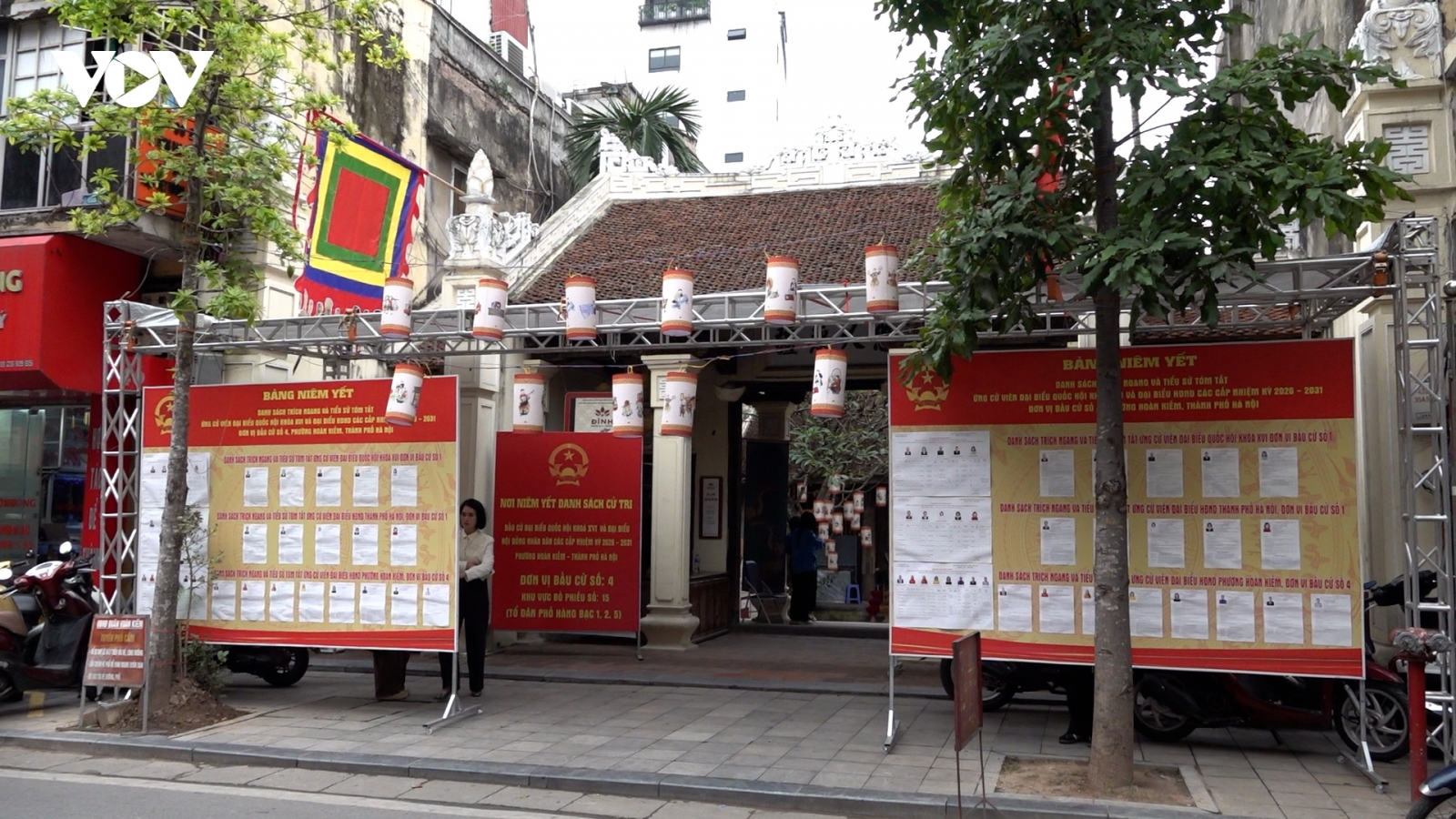 Di tích lịch sử ở phường Hoàn Kiếm, Hà Nội trở thành điểm bỏ phiếu bầu cử