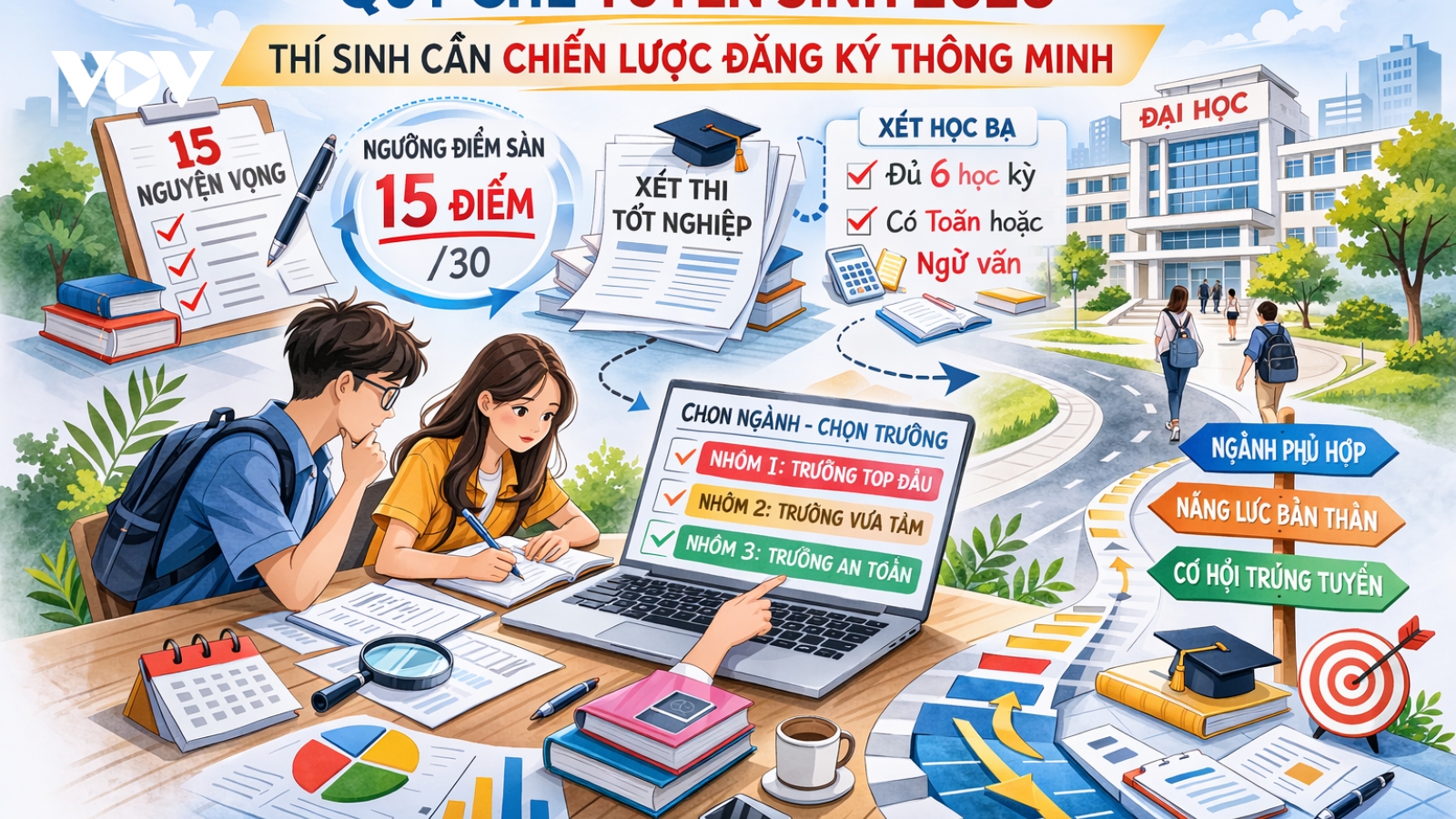 Quy chế tuyển sinh mới và cơ hội trúng tuyển của thí sinh