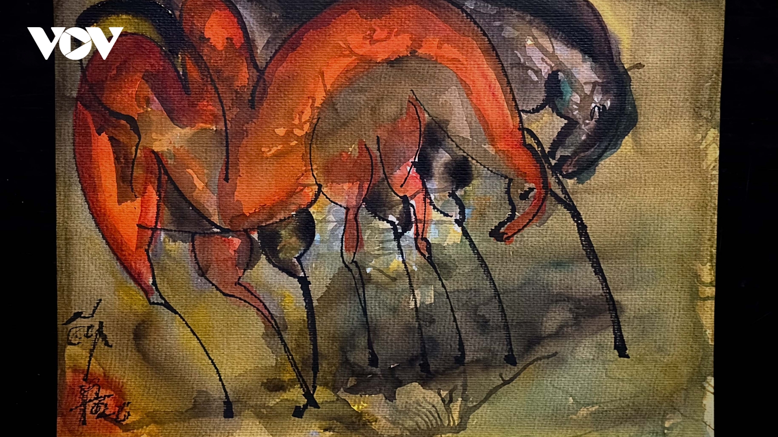 Ngựa trong tranh Trịnh Thắng: Hành trình của tự do nội tâm qua hội họa