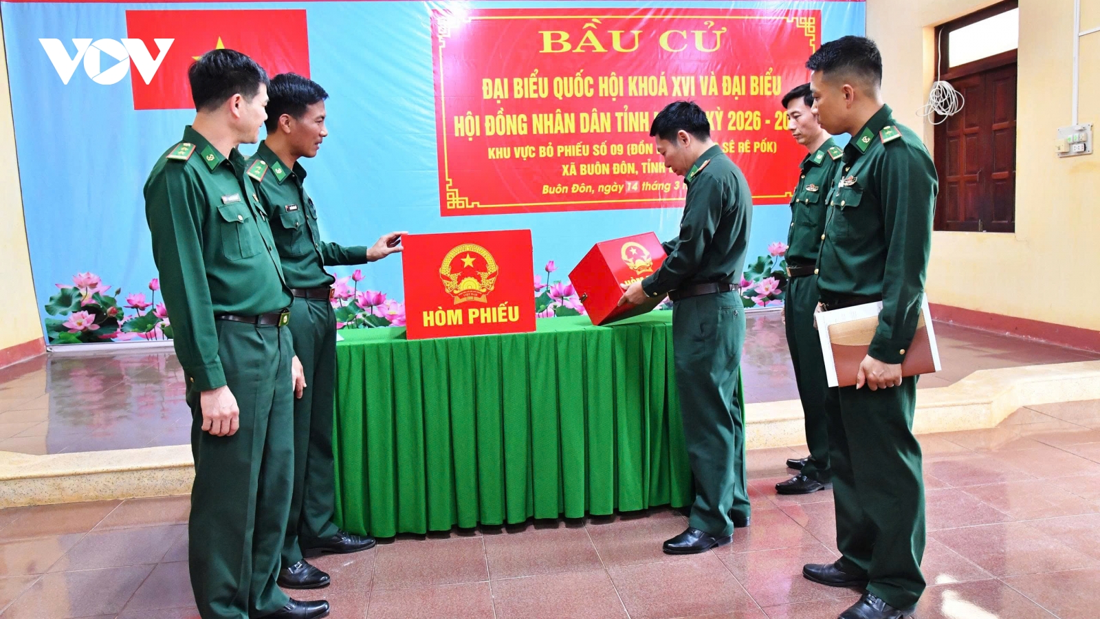 Bộ đội Biên phòng Đắk Lắk sẵn sàng bầu cử sớm