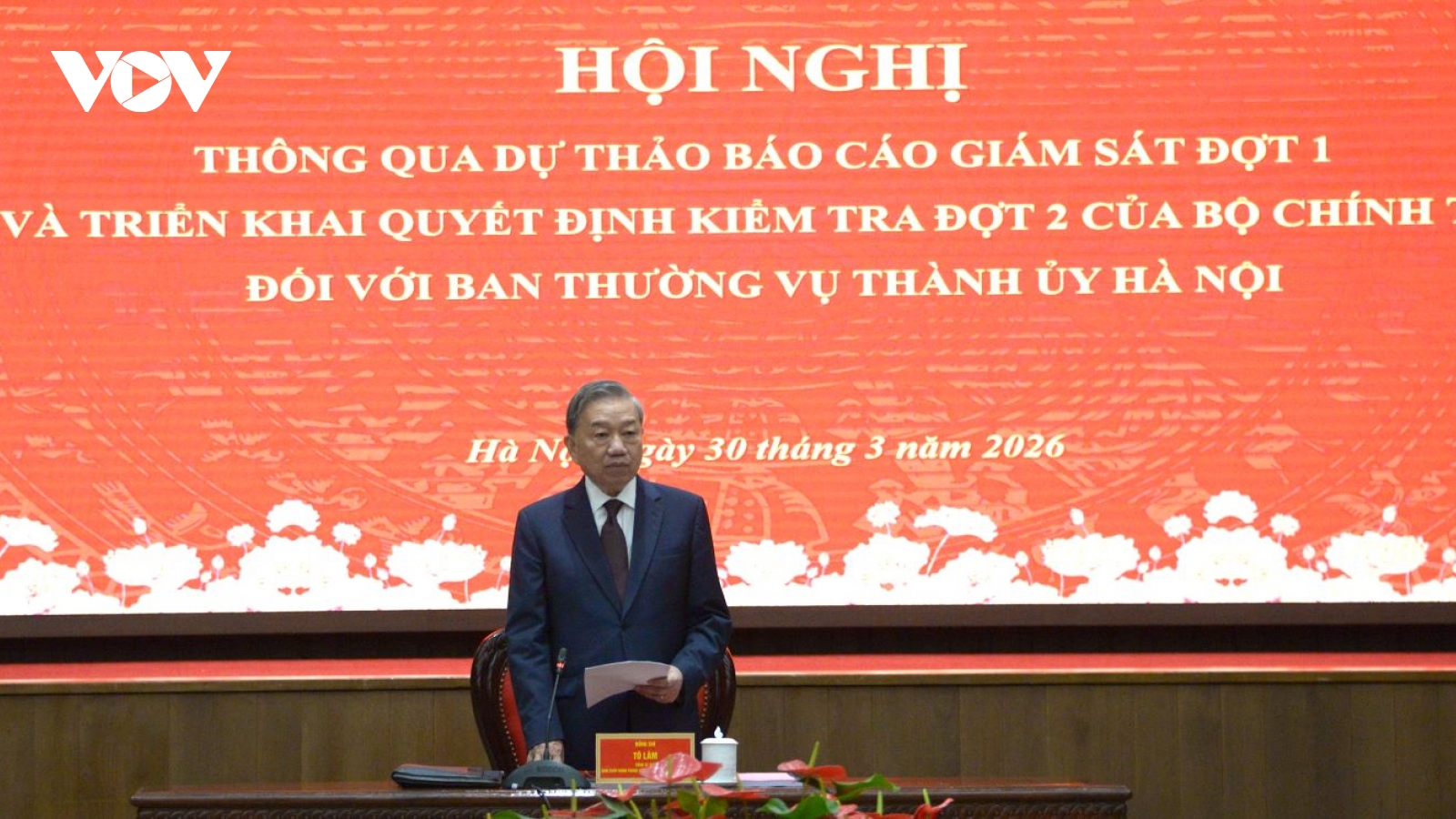 Tổng Bí thư yêu cầu Hà Nội duy trì nhịp độ công việc ở mức cao, siết chặt kỷ luật