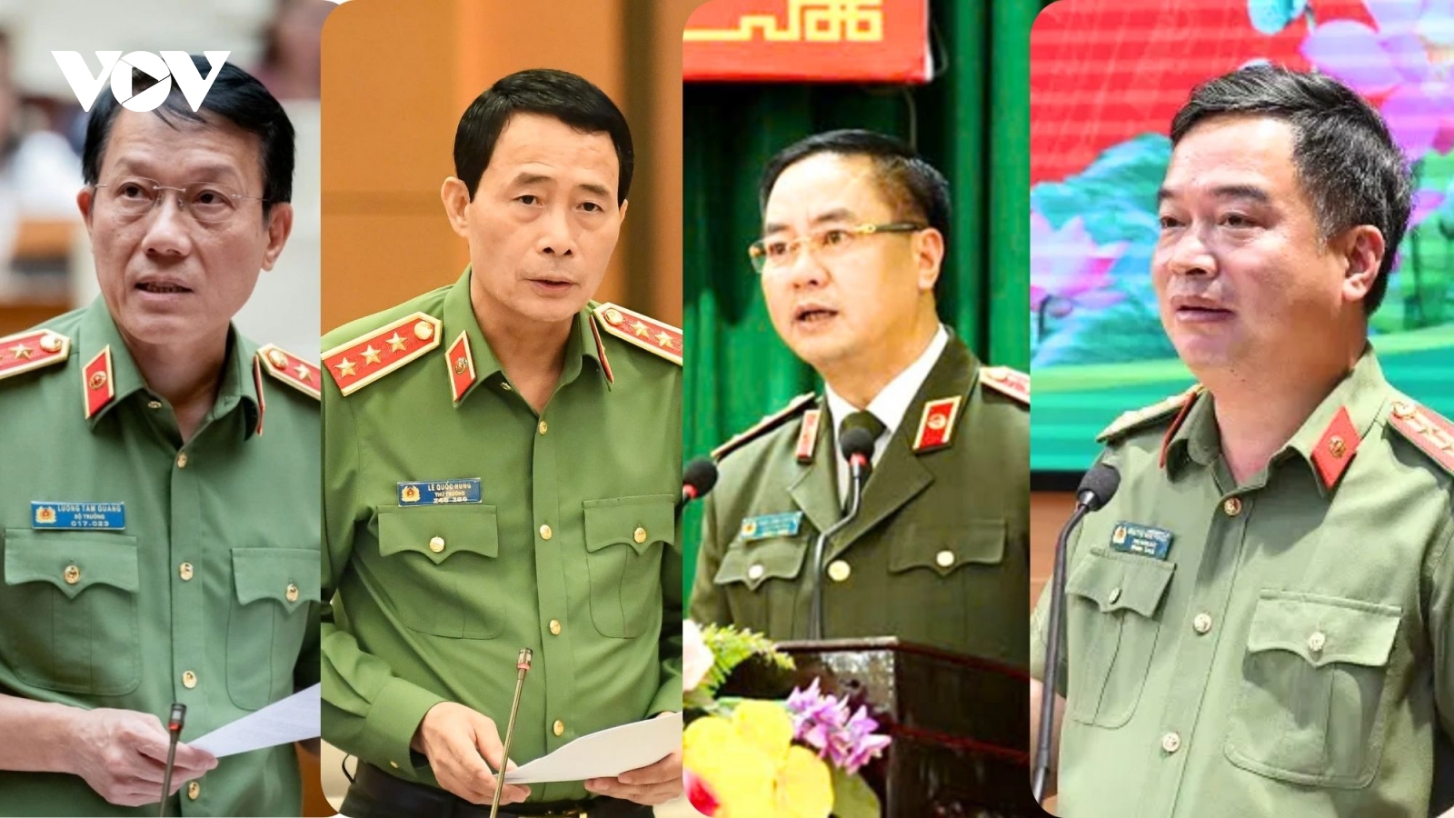 Danh sách các đại biểu công an trúng cử ĐBQH khóa XVI