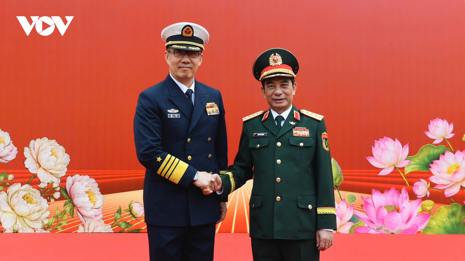 Đại tướng Phan Văn Giang chủ trì lễ đón Bộ trưởng Bộ Quốc phòng Trung Quốc