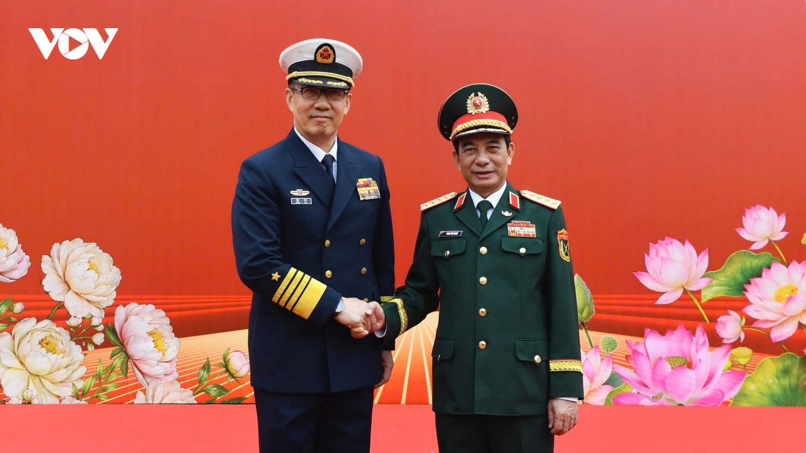 Đại tướng Phan Văn Giang chủ trì lễ đón Bộ trưởng Bộ Quốc phòng Trung Quốc