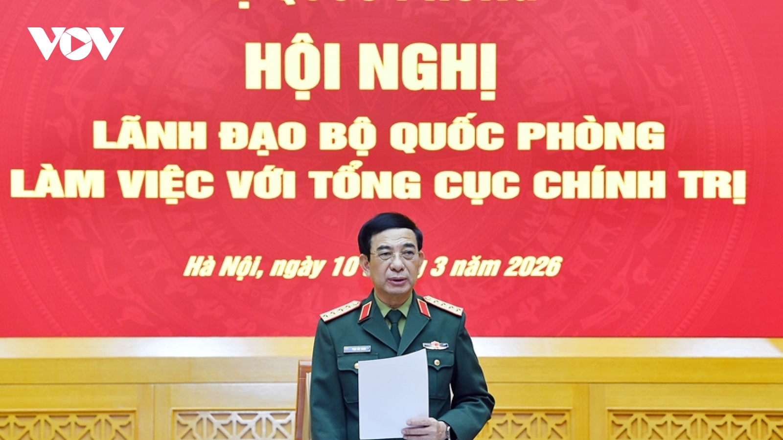 Bộ trưởng Phan Văn Giang yêu cầu giữ vững trận địa tư tưởng trong quân đội