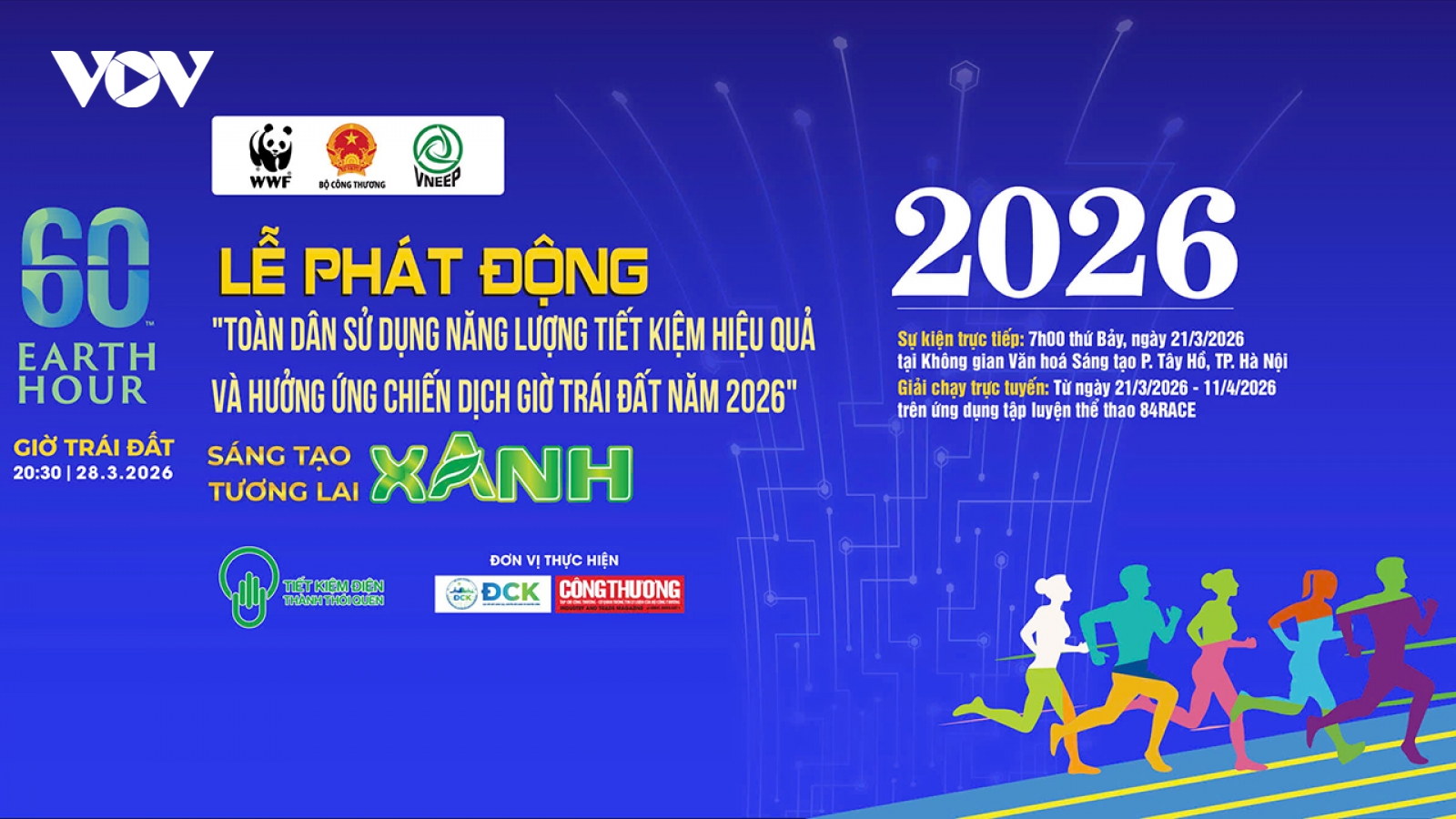 Toàn dân sử dụng năng lượng tiết kiệm hiệu quả hưởng ứng Giờ Trái đất 2026