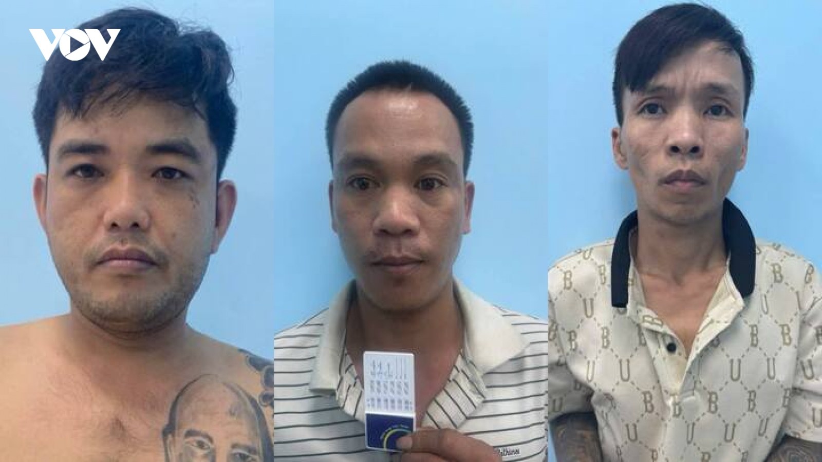 Kẻ buôn ma túy rút dao chống trả công an khi bị vây bắt