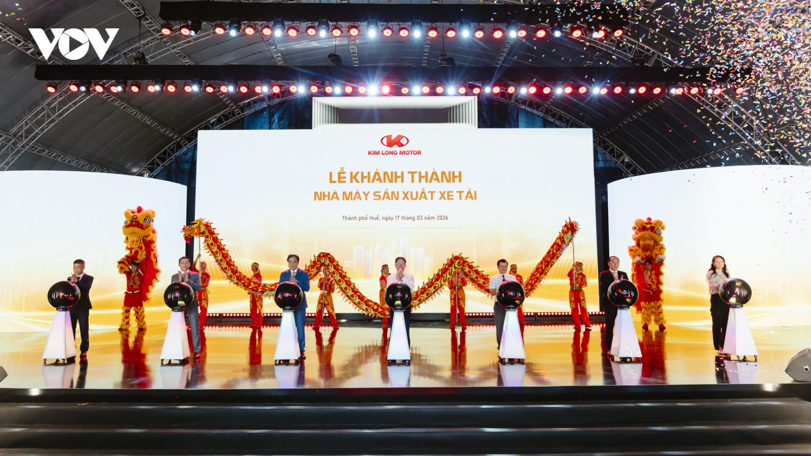 Kim Long Motor khánh thành nhà máy sản xuất xe tải, hoàn thiện hệ sinh thái ô tô