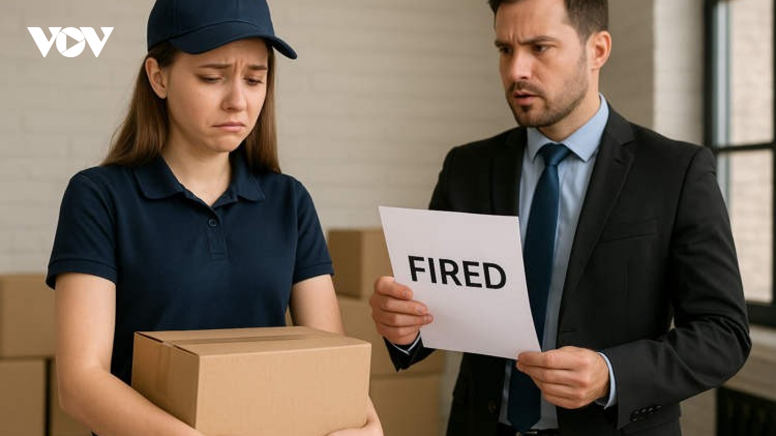 Thường xuyên đi làm quá sớm, nữ nhân viên ngỡ ngàng nhận tin bị sa thải