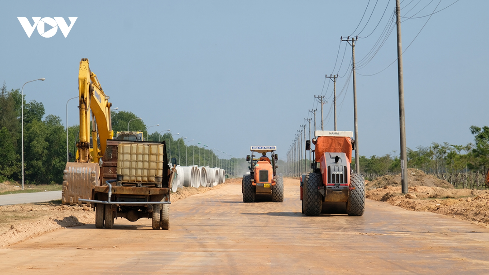 Khắc phục khó khăn trong thi công dự án nâng cấp hạ tầng KKT Dung Quất