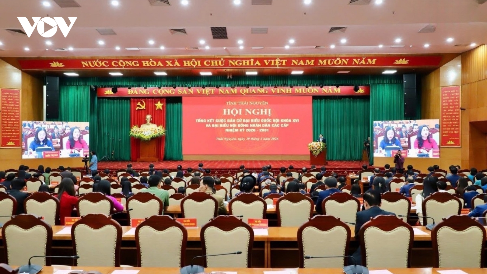 Đại tướng Phan Văn Giang dự tổng kết công tác bầu cử tại Thái Nguyên