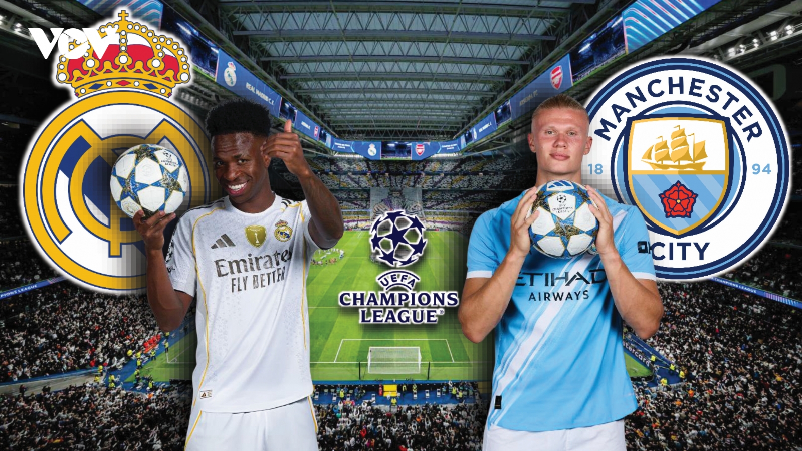 Dự đoán kết quả và đội hình ra sân trận Real Madrid vs Man City Cúp C1 châu Âu