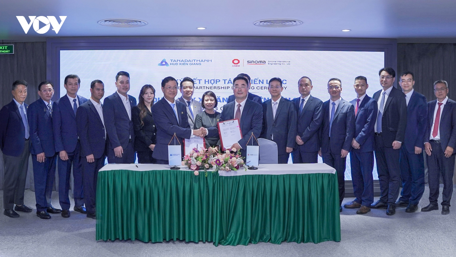 Tân Á Đại Thành hợp tác cùng Sinoma International Engineering