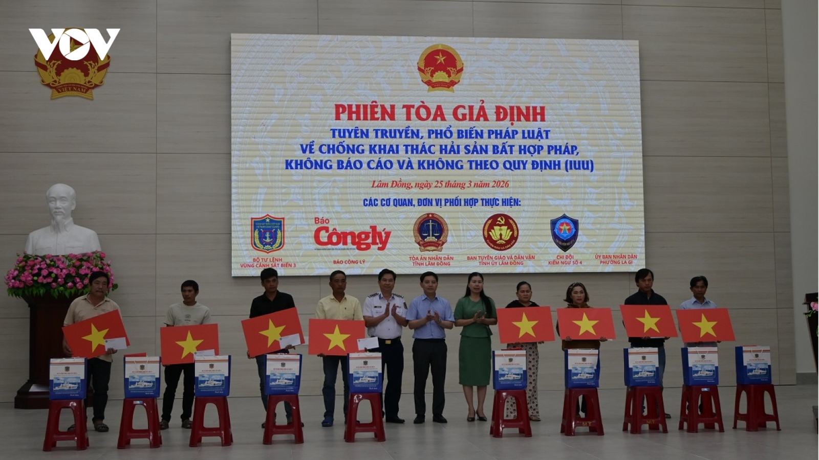 Nhiều quy định liên quan đến IUU được đưa ra phiên tòa giả định ở Lâm Đồng