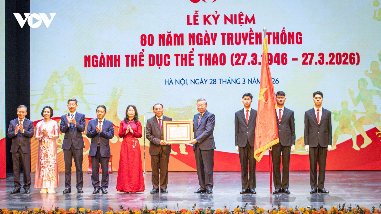 Tổng Bí thư Tô Lâm dự Lễ kỷ niệm 80 năm Ngày truyền thống ngành Thể thao