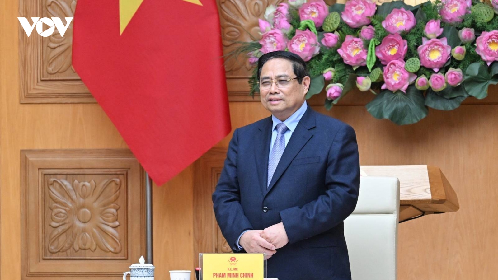 Thủ tướng Chính phủ Phạm Minh Chính đối thoại với doanh nghiệp Nhật Bản