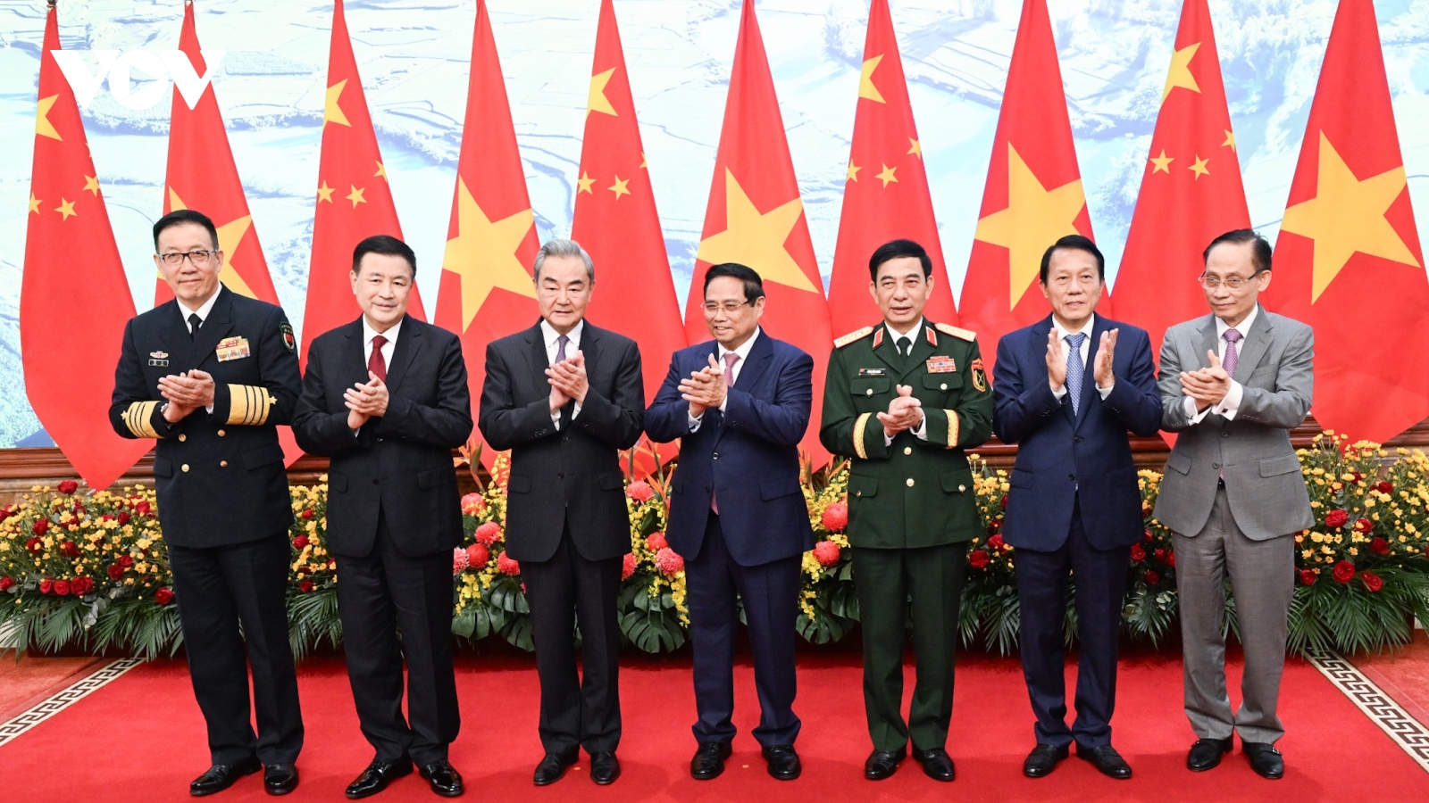 Thủ tướng tiếp Bộ trưởng các Bộ Ngoại giao, Quốc phòng và Công an Trung Quốc