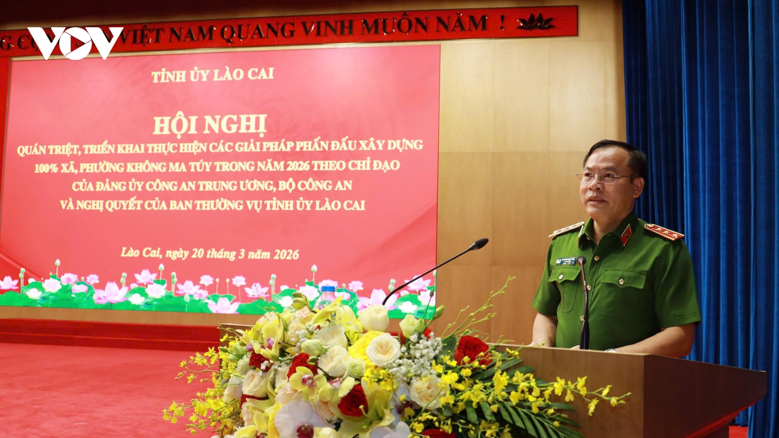 Lào Cai đặt mục tiêu hoàn thành 100% xã, phường không ma túy năm 2026