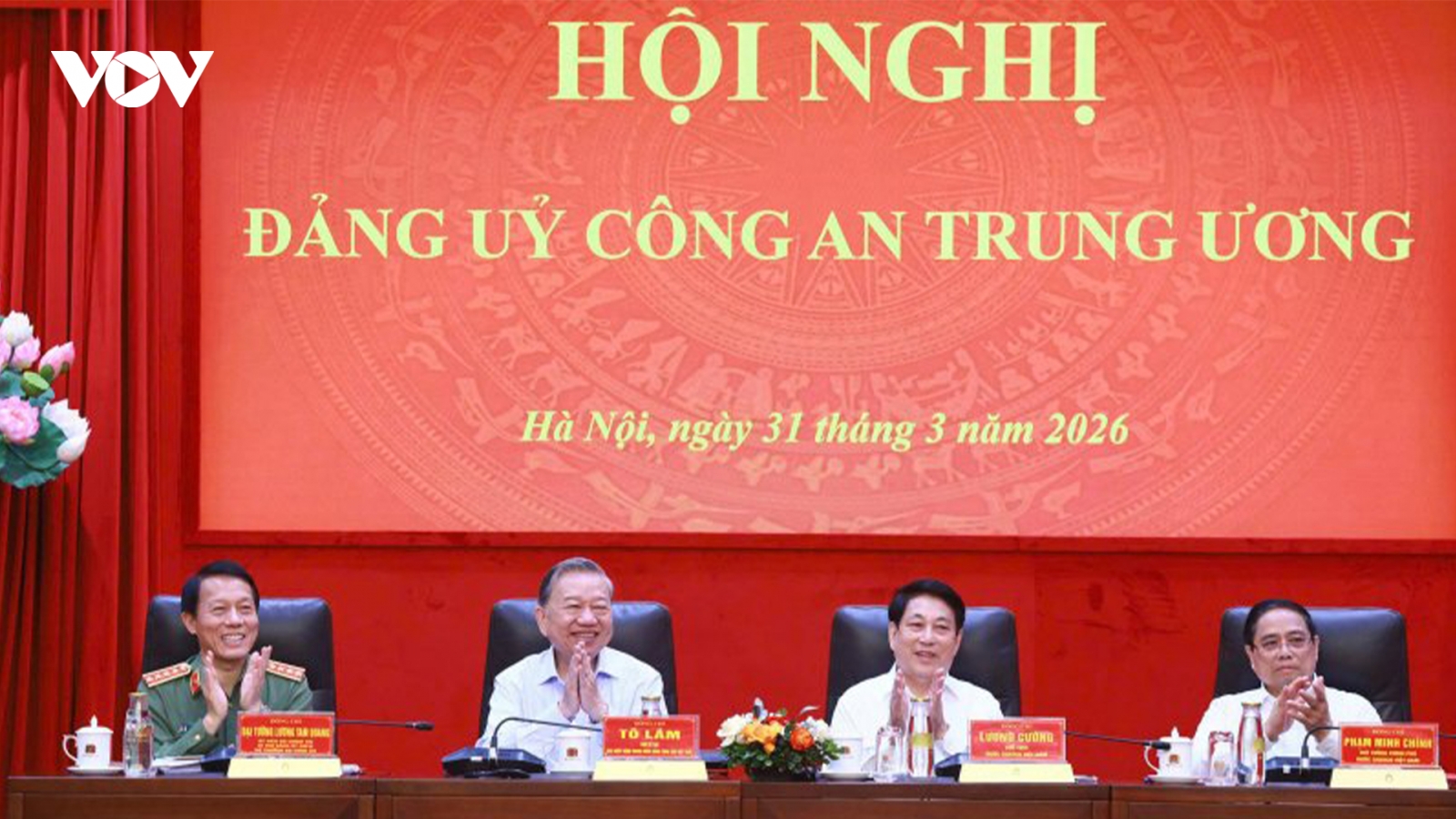 Tổng Bí thư Tô Lâm dự và phát biểu chỉ đạo Hội nghị Đảng ủy Công an Trung ương