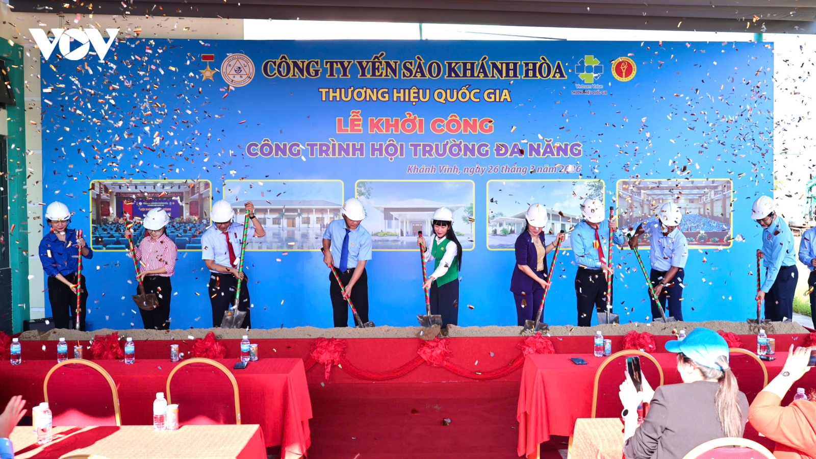 Công ty Yến Sào Khánh Hòa khởi công xây dựng hội trường đa năng