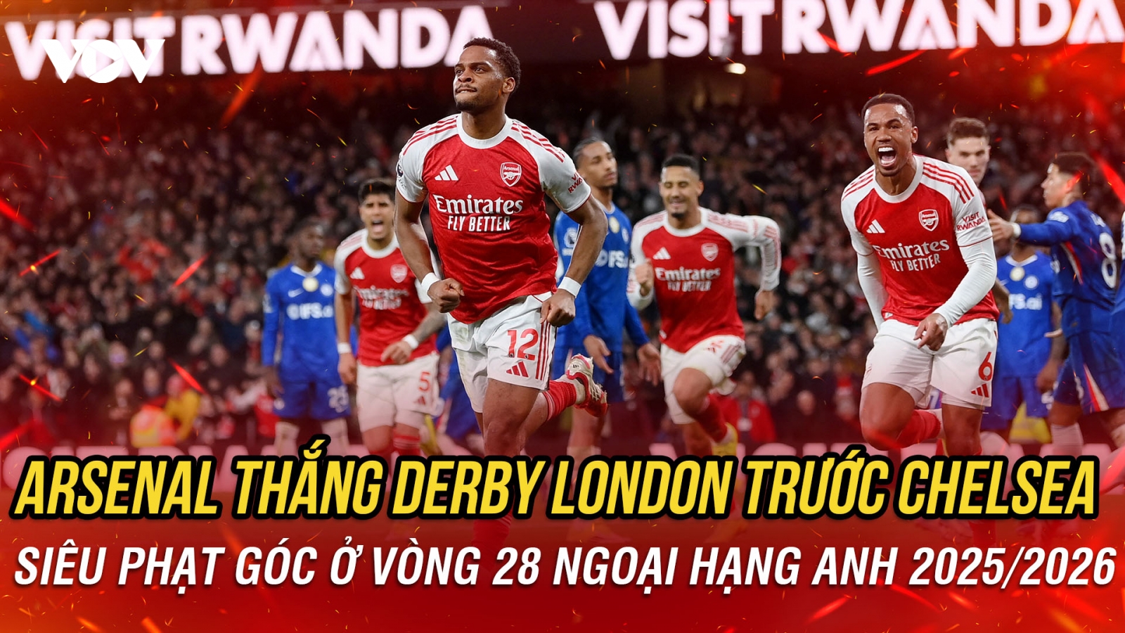 Kết quả bóng đá Ngoại hạng Anh đêm 1/3: Arsenal thắng derby London trước Chelsea