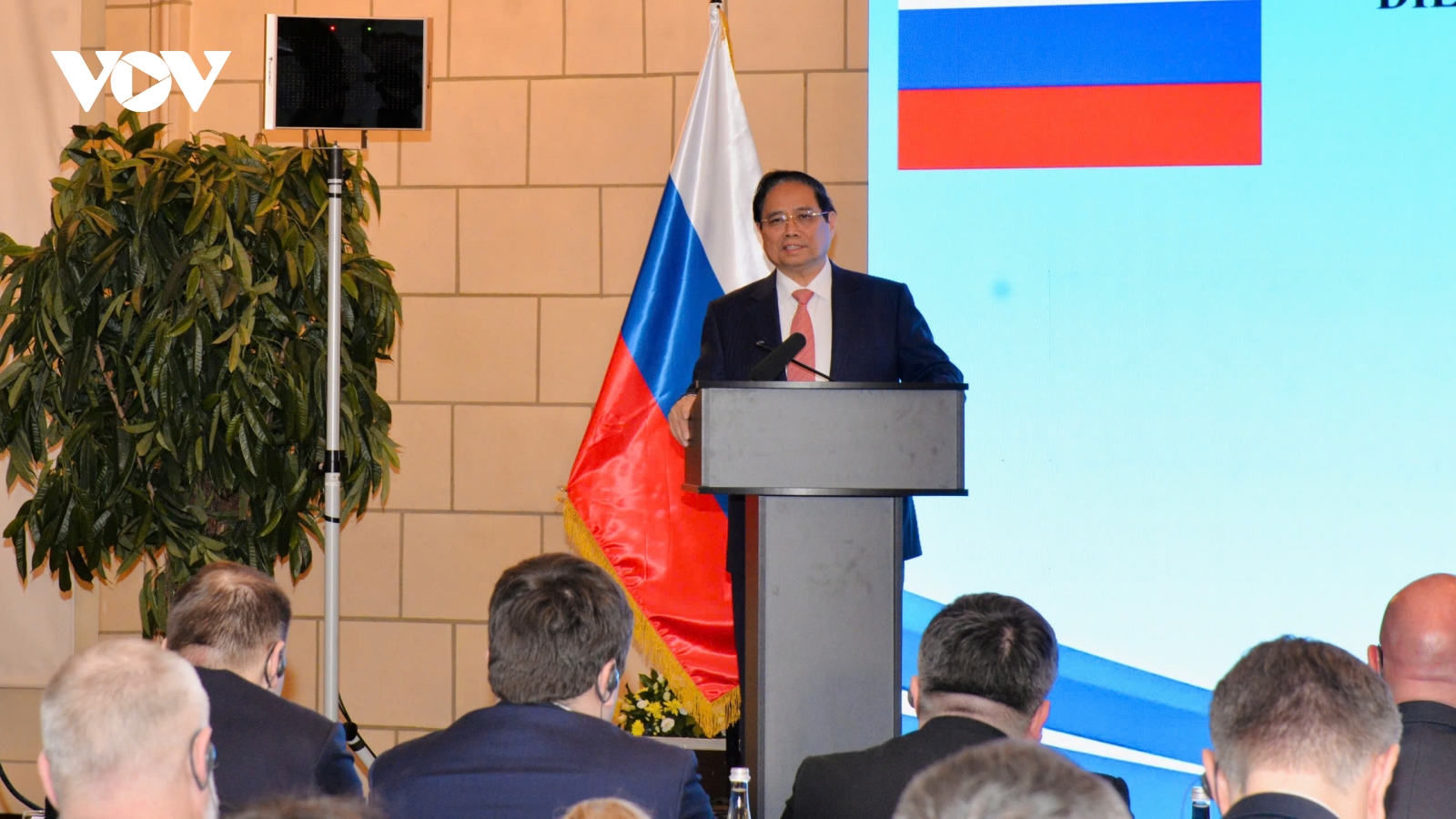 Thủ tướng Phạm Minh Chính dự Diễn đàn doanh nghiệp Việt Nam - Liên Bang Nga