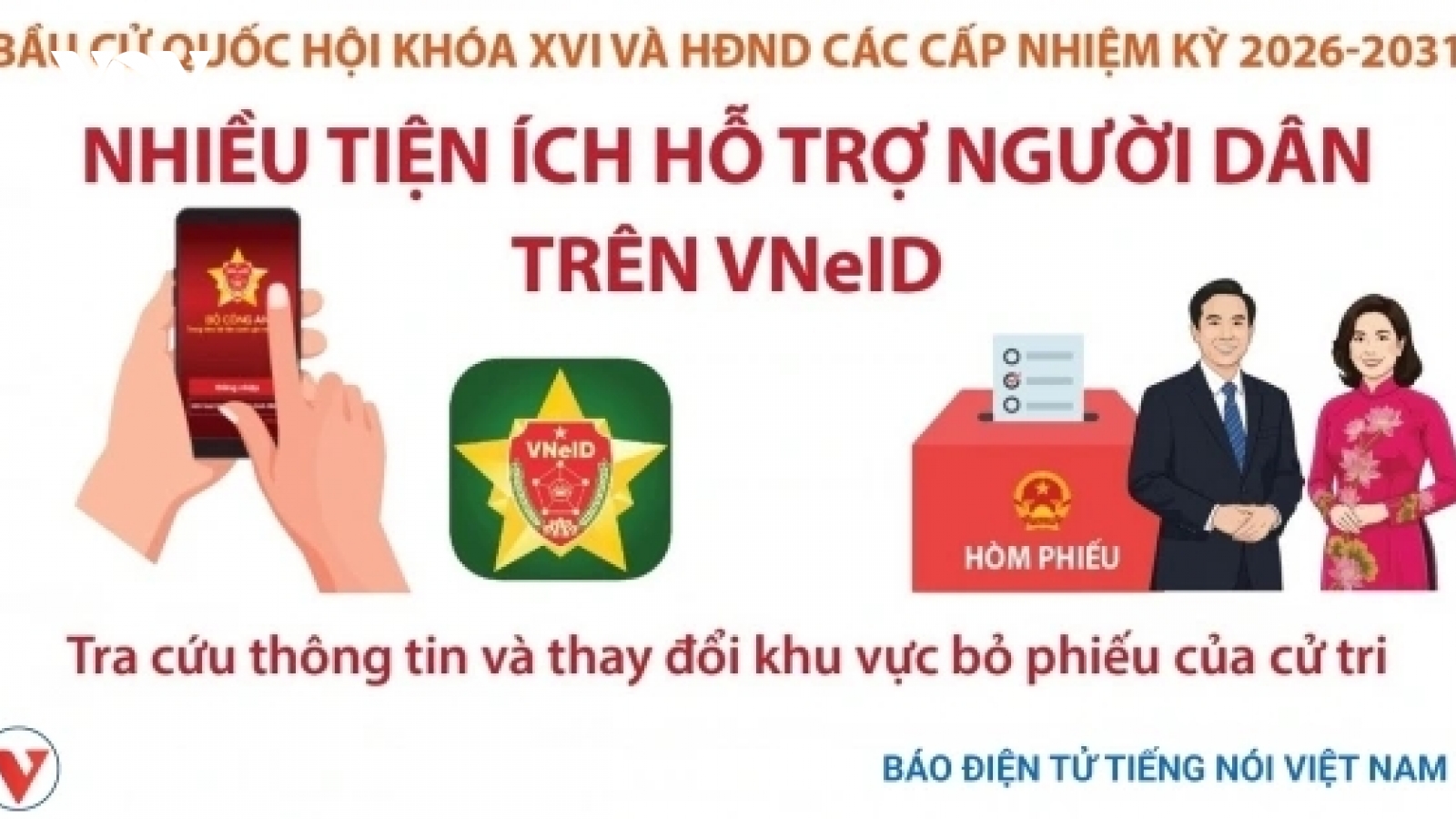 Dữ liệu dân cư và VNeID lần đầu phục vụ bầu cử: Tăng minh bạch, giảm thủ tục