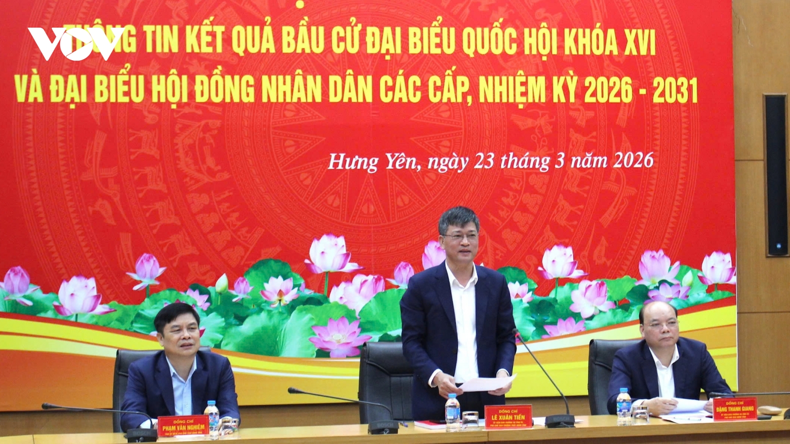 Hưng Yên công bố kết quả bầu cử ĐBQH khóa XVI và HĐND các cấp