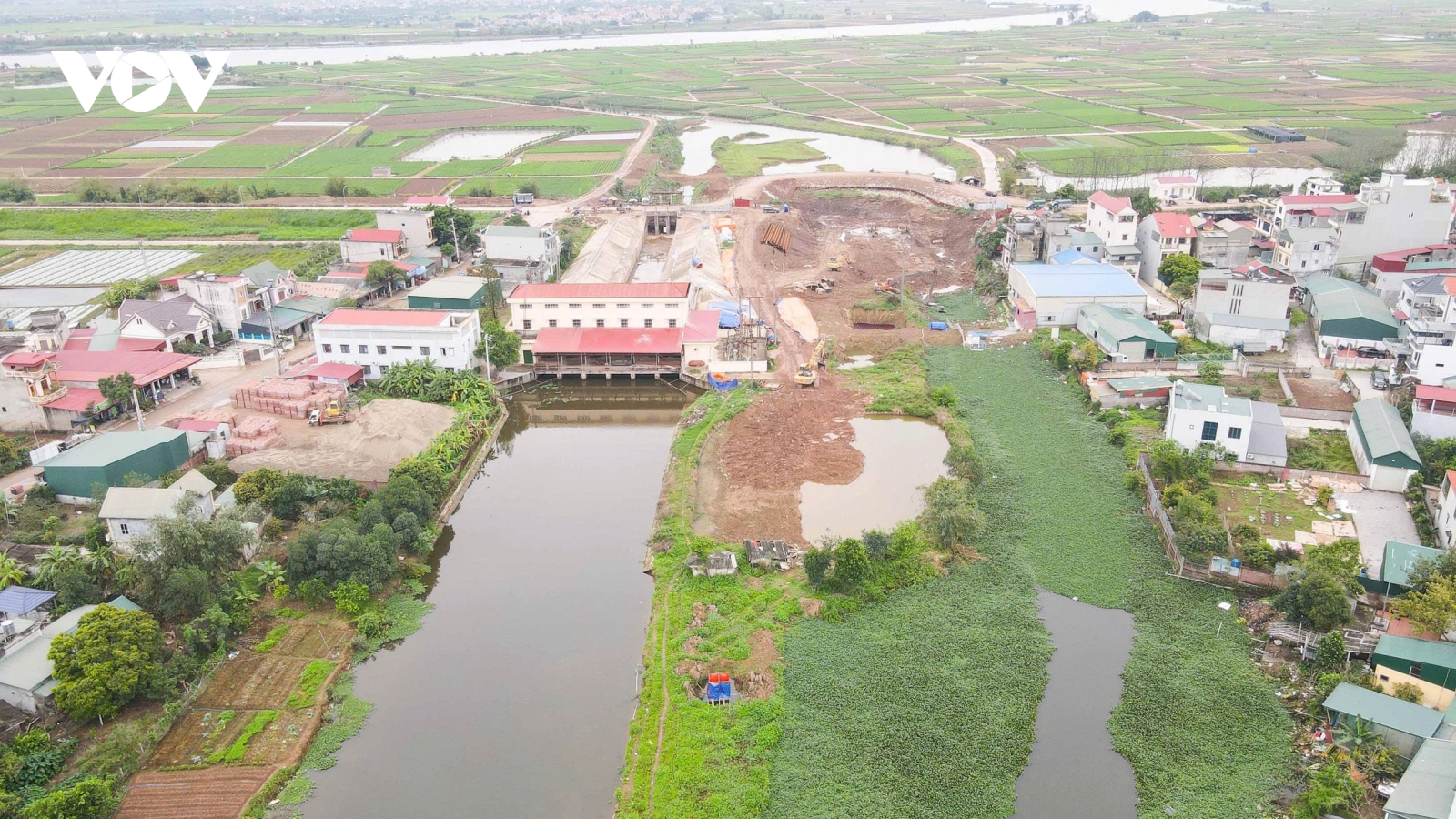 Xây dựng khẩn cấp cống tiêu Văn Thai có tổng vốn 145 tỷ đồng ở Bắc Ninh