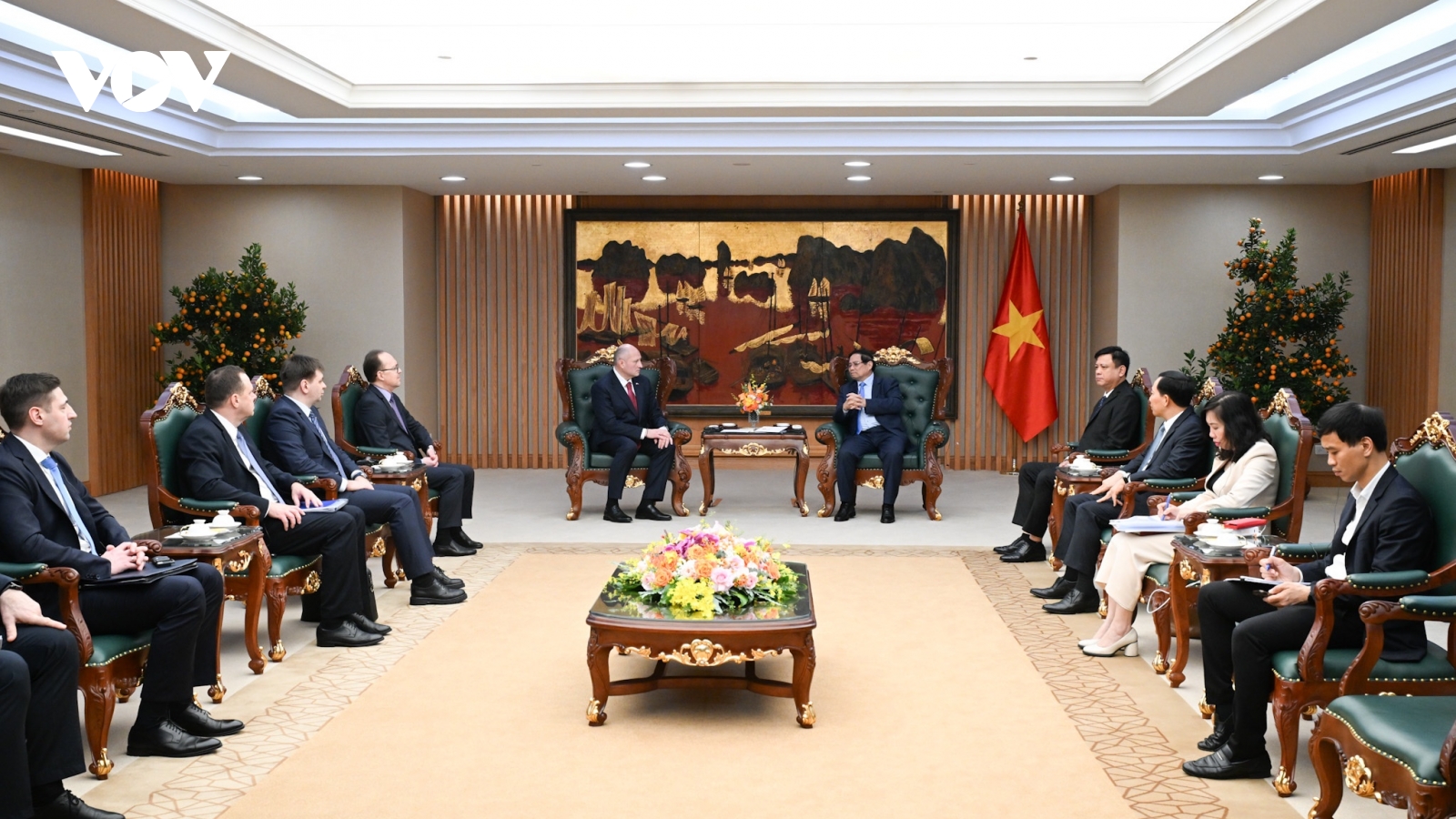 Thủ tướng Phạm Minh Chính tiếp Bộ trưởng Bộ Tình trạng khẩn cấp Liên bang Nga