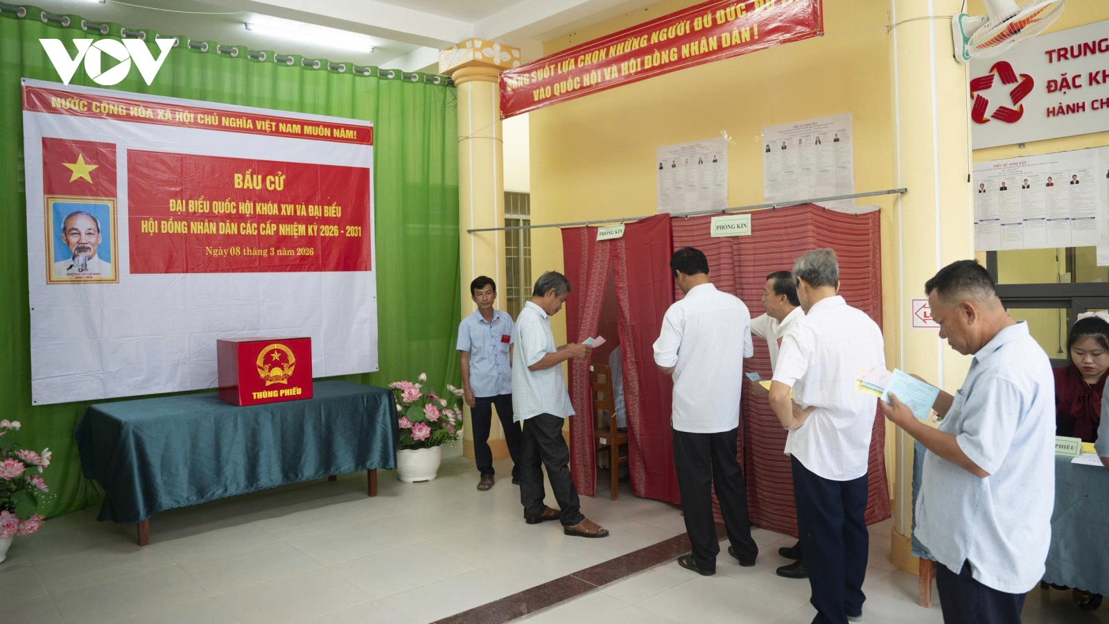 An Giang: 2.182 cử tri ở đặc khu Thổ Châu đi bầu cử