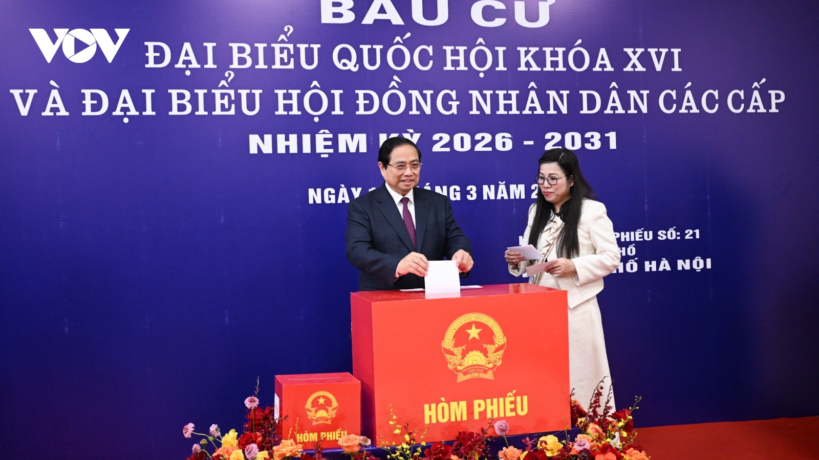 Thủ tướng bỏ phiếu bầu cử ĐBQH khóa XVI và HĐND các cấp nhiệm kỳ 2026–2031