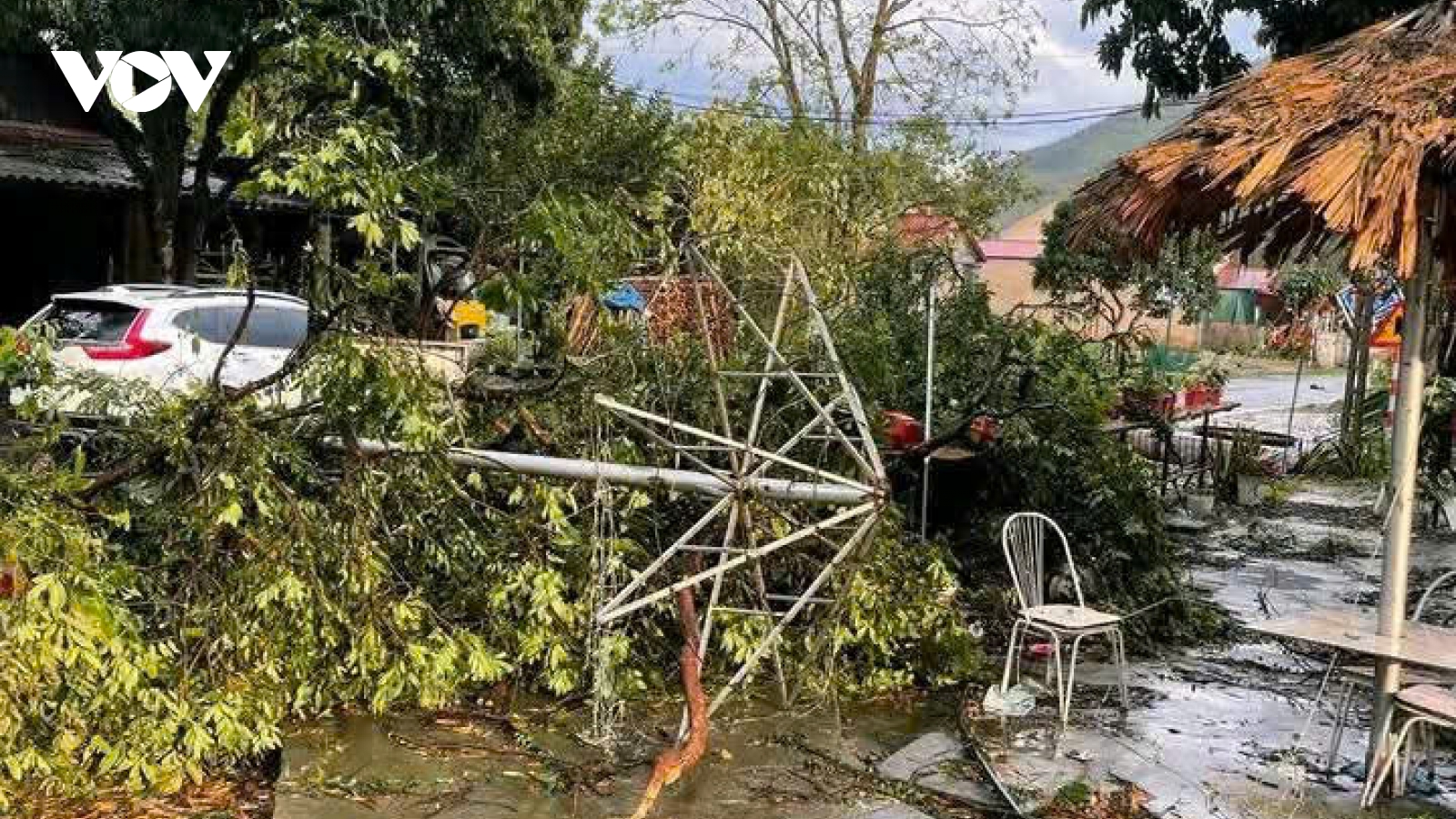 Khẩn trương khắc phục hậu quả mưa dông, lốc xoáy ở Lào Cai